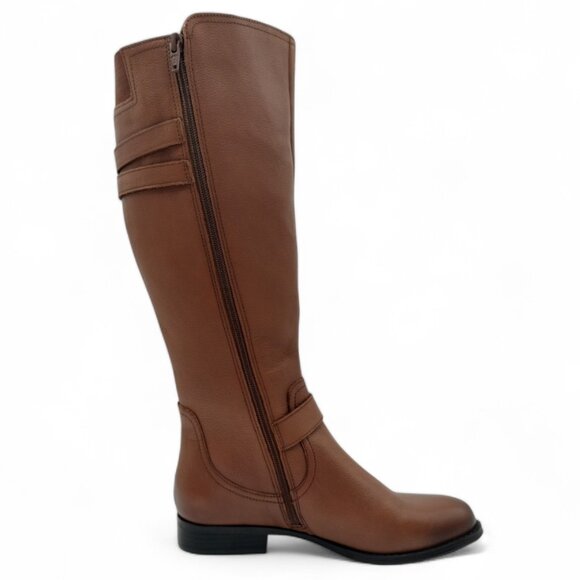 Naturalizer Women's Size 8 Jessie Banana Bread Leather Wide Calf Knee High Boot - Picture 6 of 15